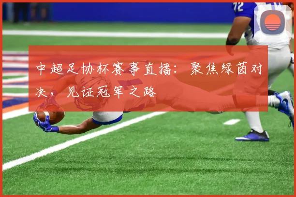 中超足协杯赛事直播:聚焦绿茵对决,见证冠军之路